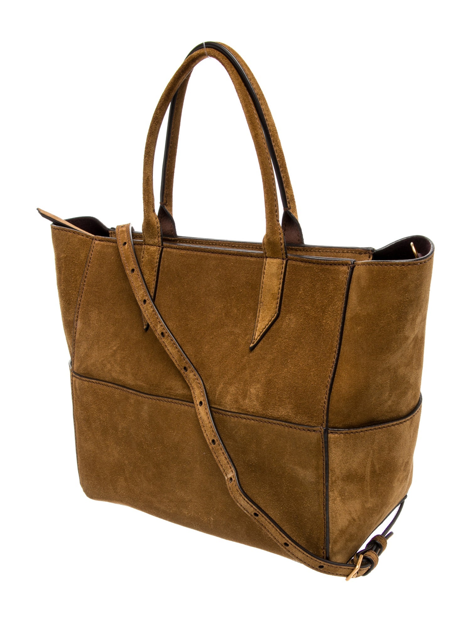 Métier Suede Messenger Bag