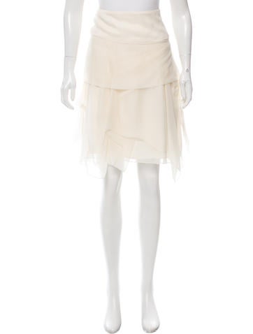 Morgane Le Fay Silk Chiffon Skirt