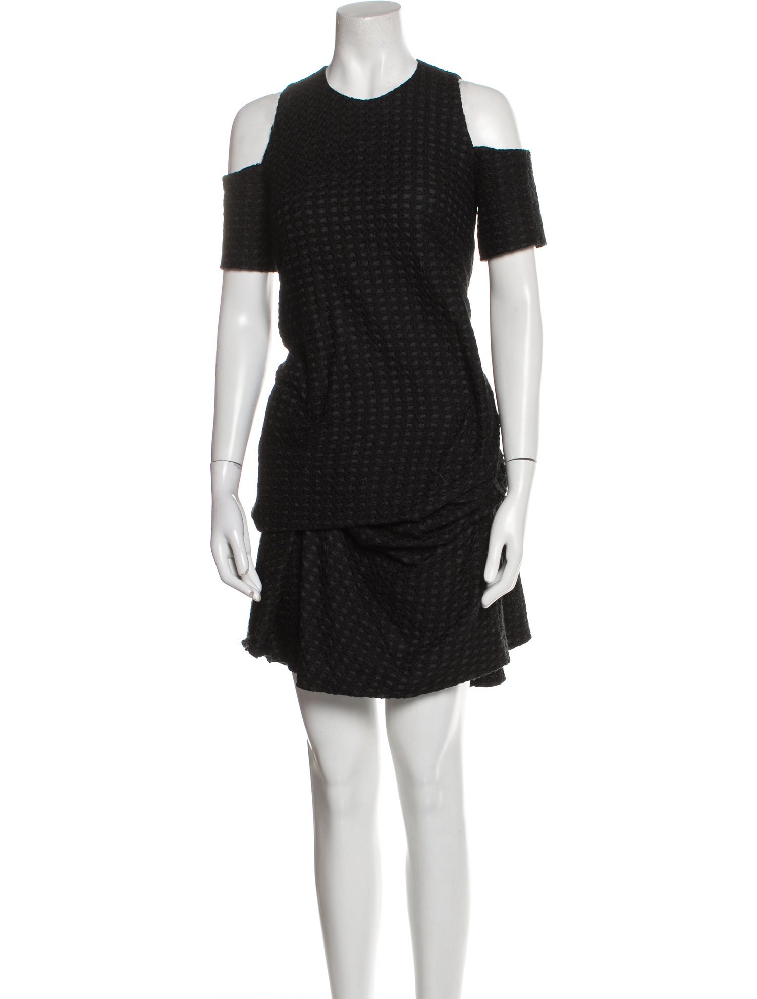 Morgane Le Fay Crew Neck Mini Dress