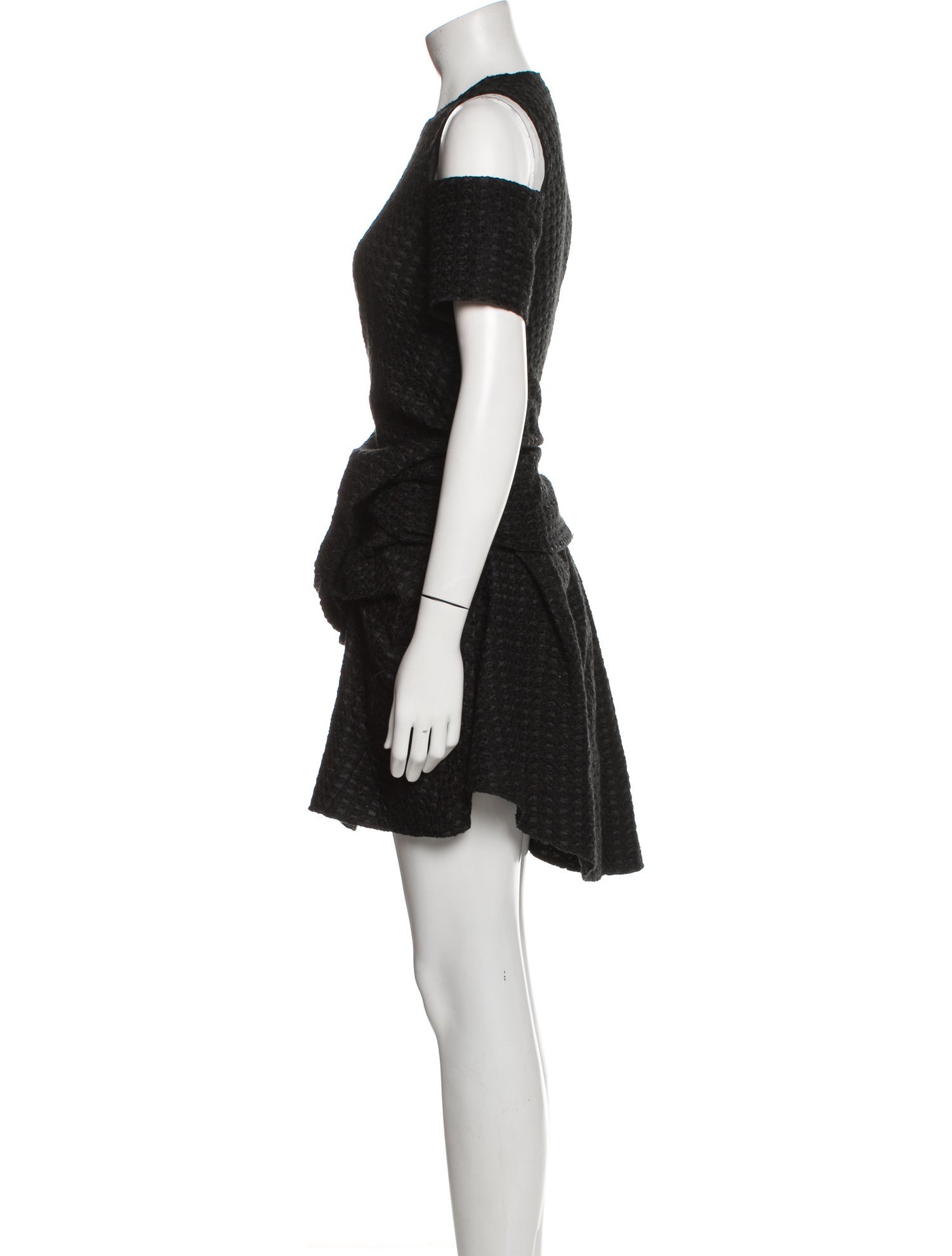 Morgane Le Fay Crew Neck Mini Dress