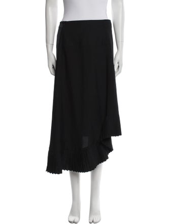 Morgane Le Fay Silk Midi Length Skirt