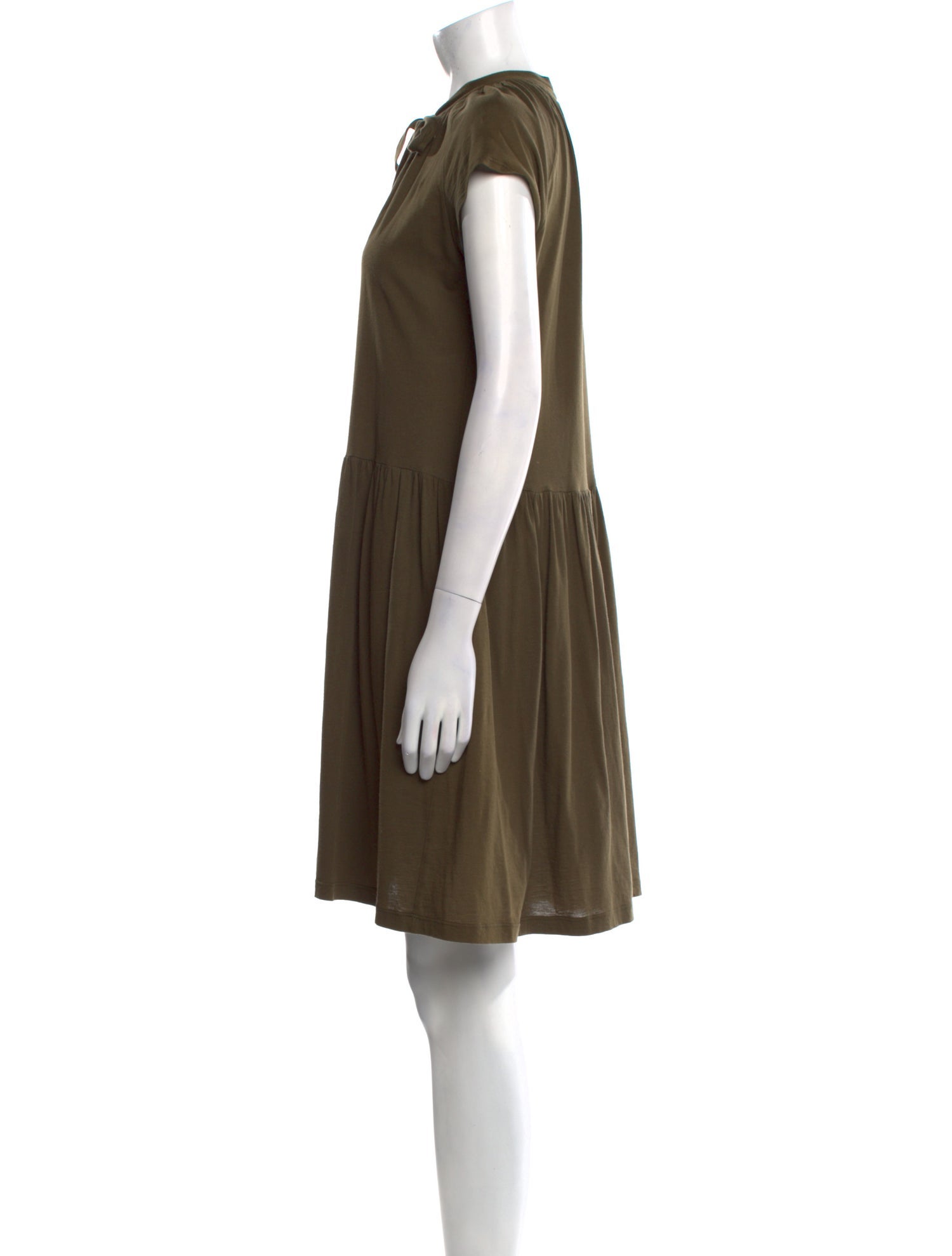 Morgane Le Fay Crew Neck Mini Dress