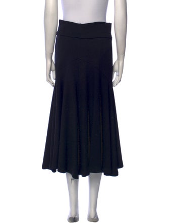 Morgane Le Fay Wool Midi Length Skirt