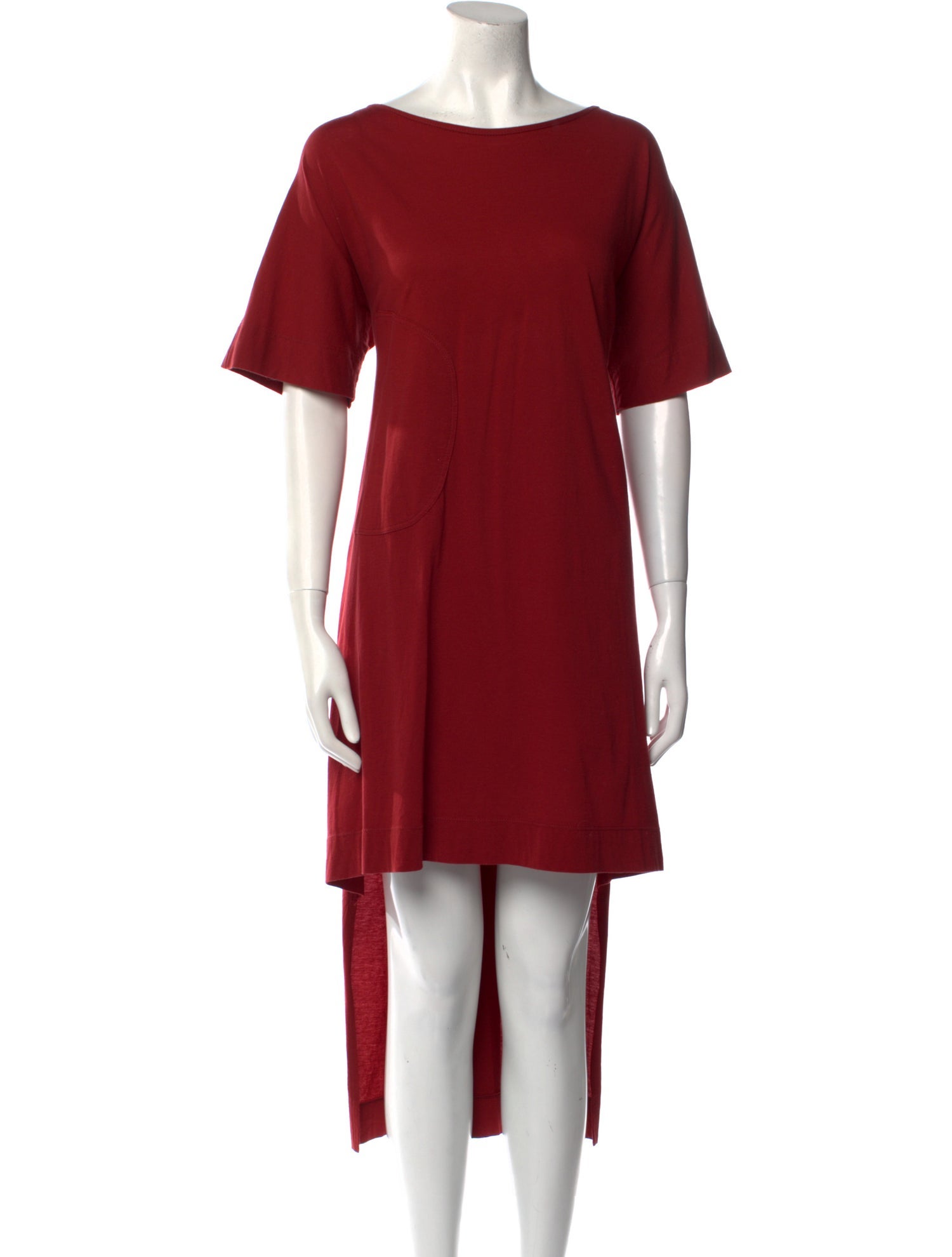 Morgane Le Fay Bateau Neckline Midi Length Dress