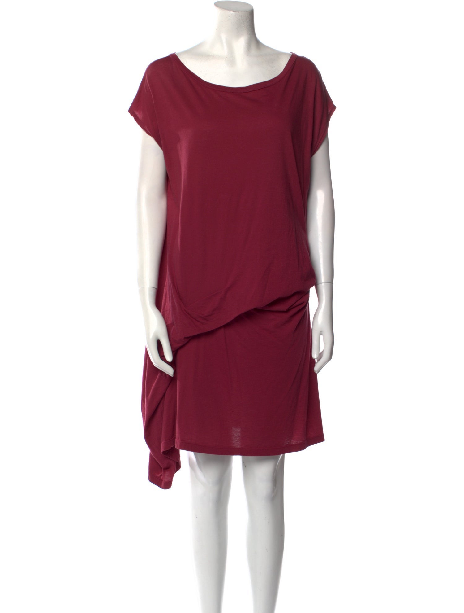 Morgane Le Fay Bateau Neckline Knee-Length Dress