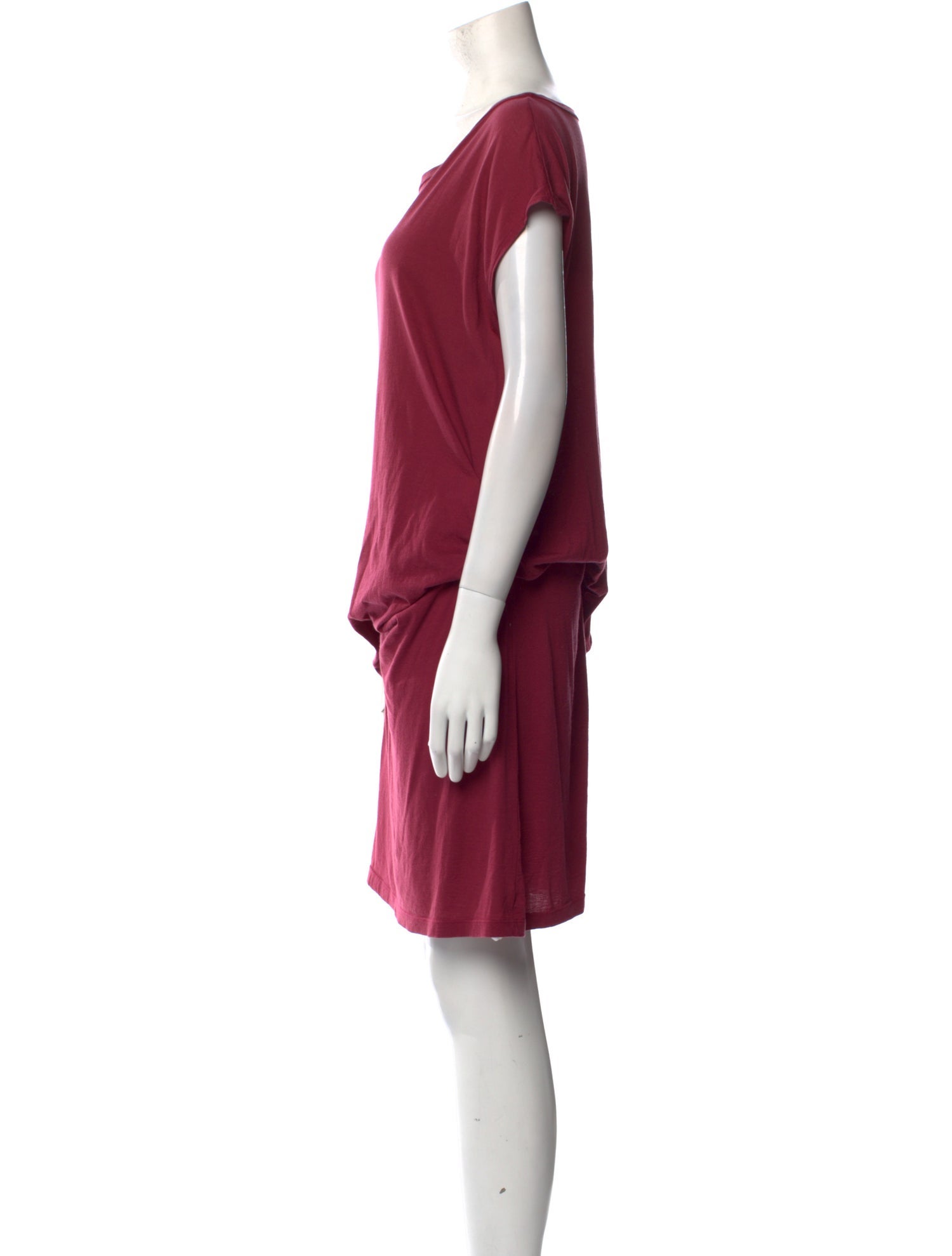 Morgane Le Fay Bateau Neckline Knee-Length Dress