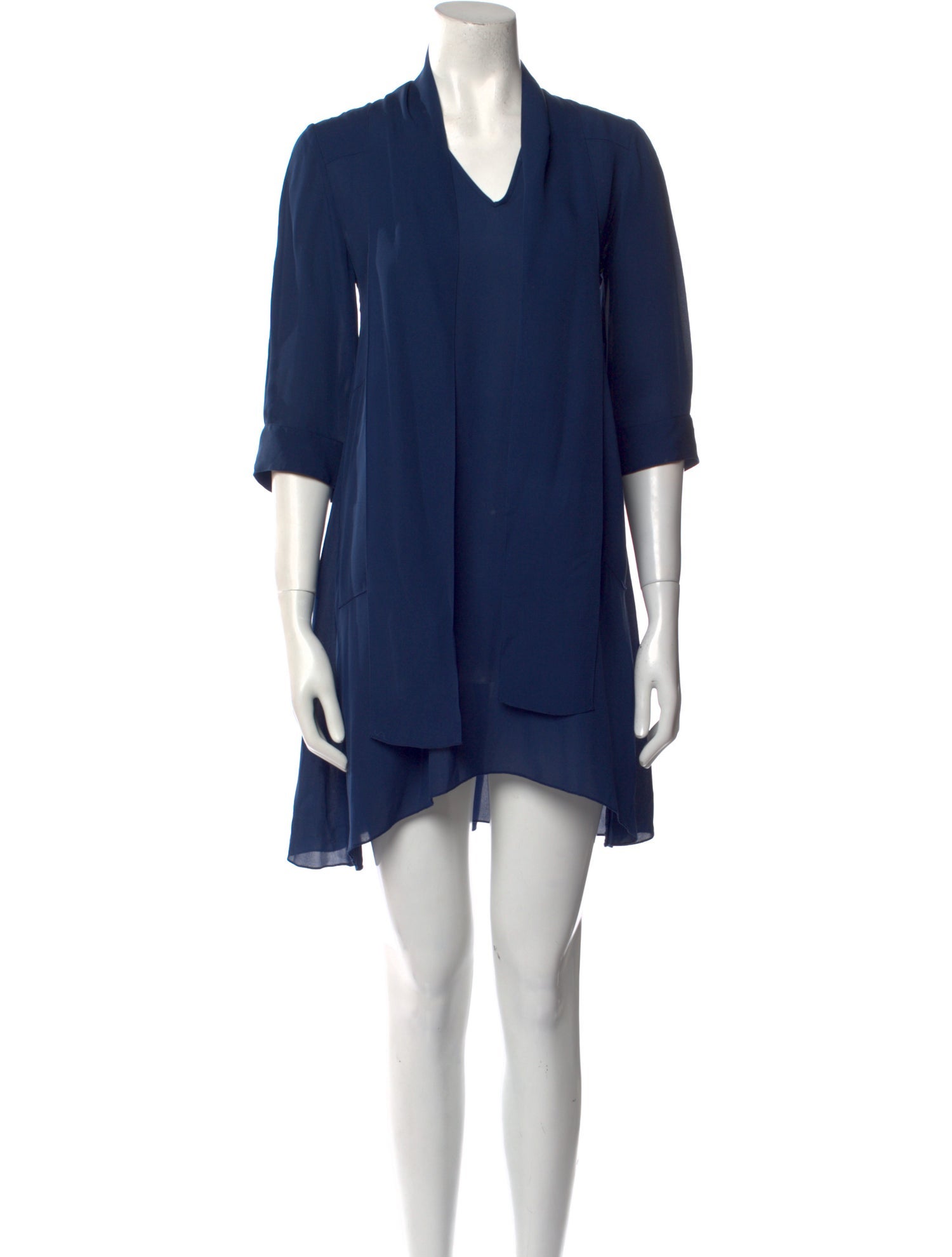 Morgane Le Fay V-Neck Mini Dress