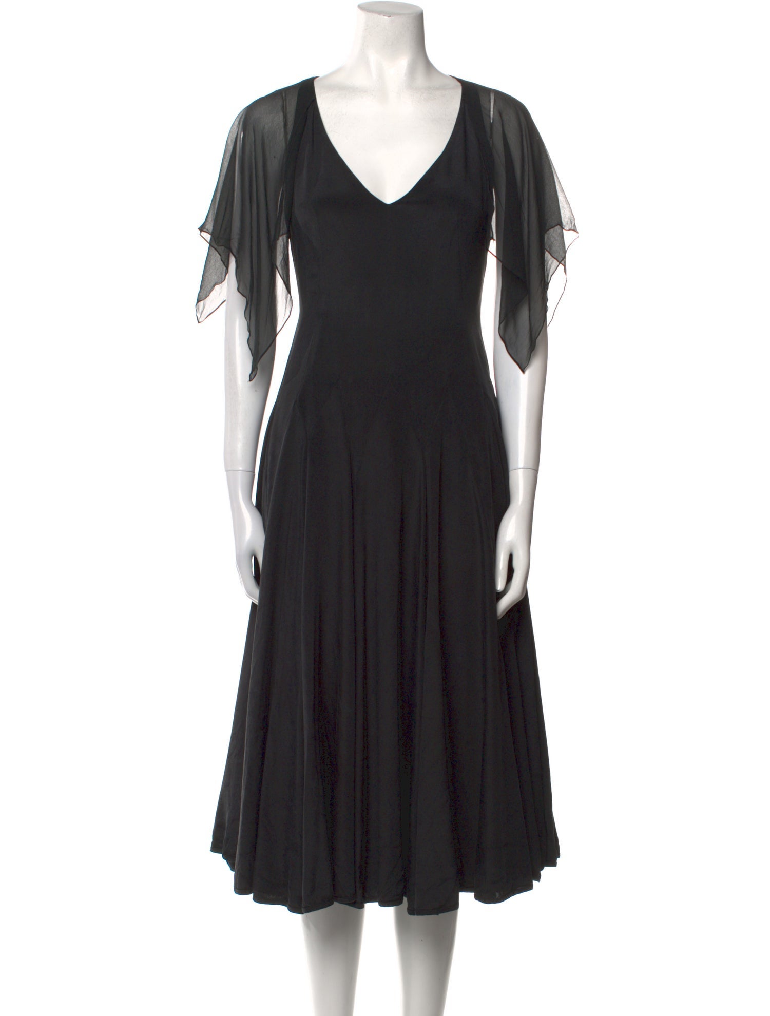 Morgane Le Fay Silk Midi Length Dress