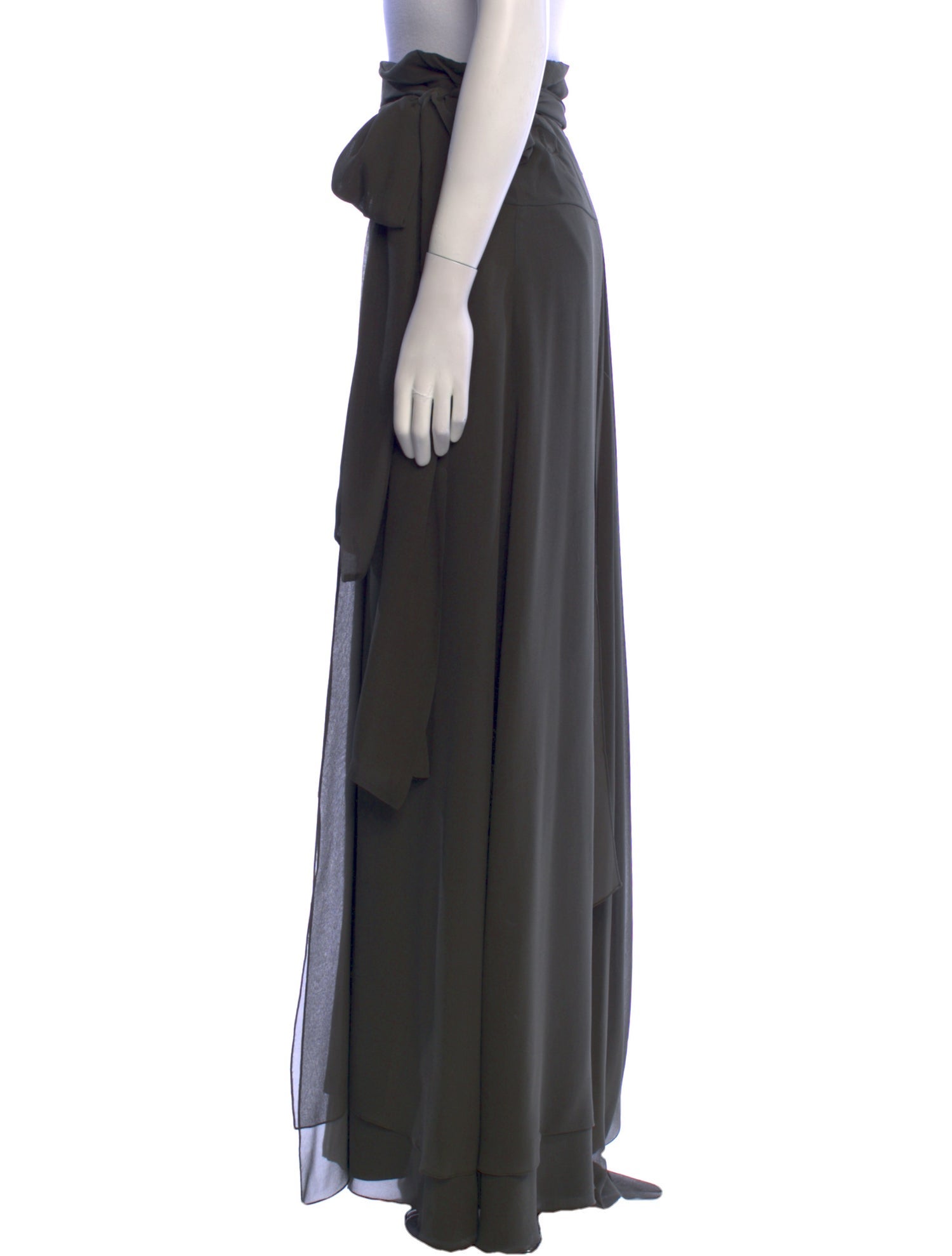 Morgane Le Fay Silk Long Skirt