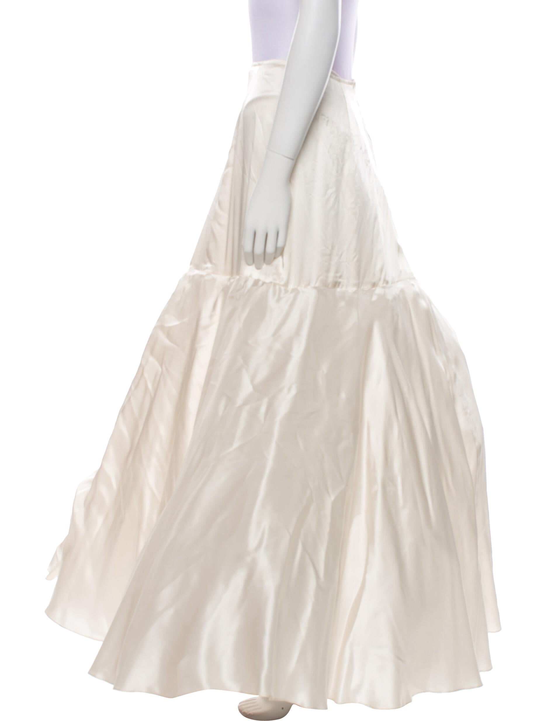 Morgane Le Fay Silk Long Skirt