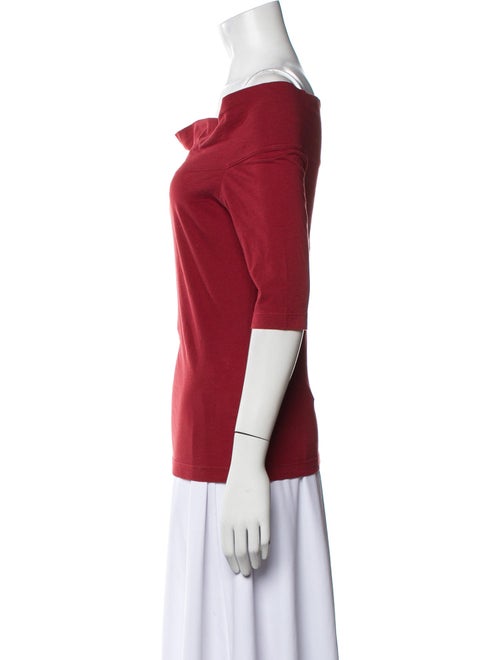 Morgane Le Fay Off-The-Shoulder Three-Quarter Sleeve Top