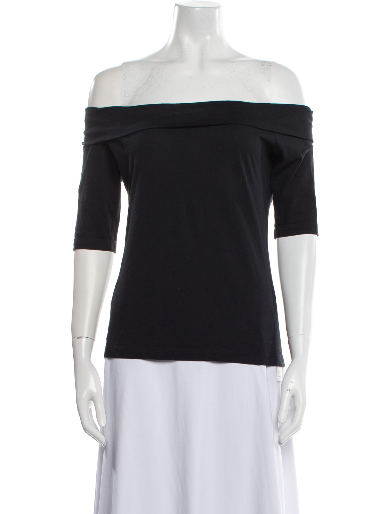 Morgane Le Fay Off-The-Shoulder Three-Quarter Sleeve Top