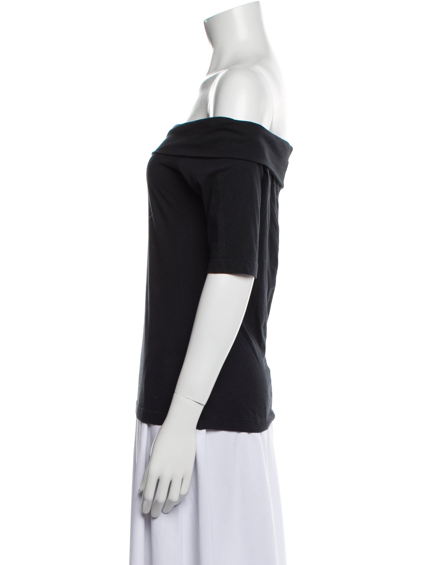 Morgane Le Fay Off-The-Shoulder Three-Quarter Sleeve Top