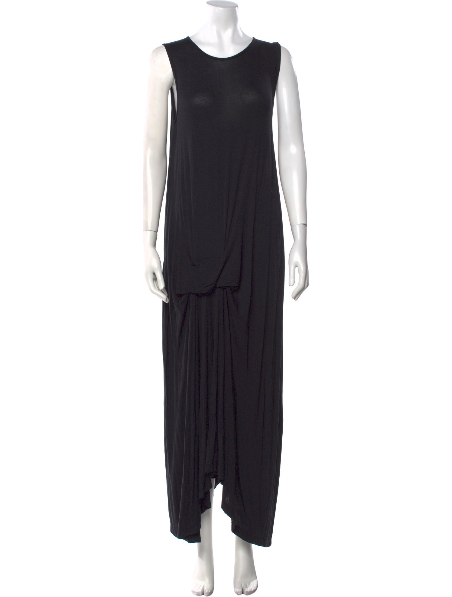 Morgane Le Fay Scoop Neck Long Dress
