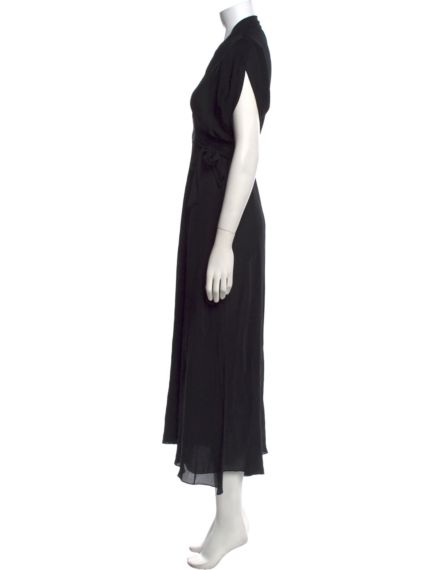 Morgane Le Fay V-Neck Midi Length Dress