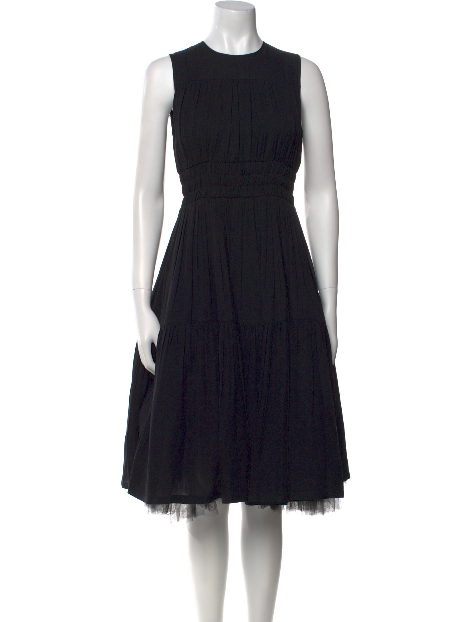 Morgane Le Fay Silk Midi Length Dress