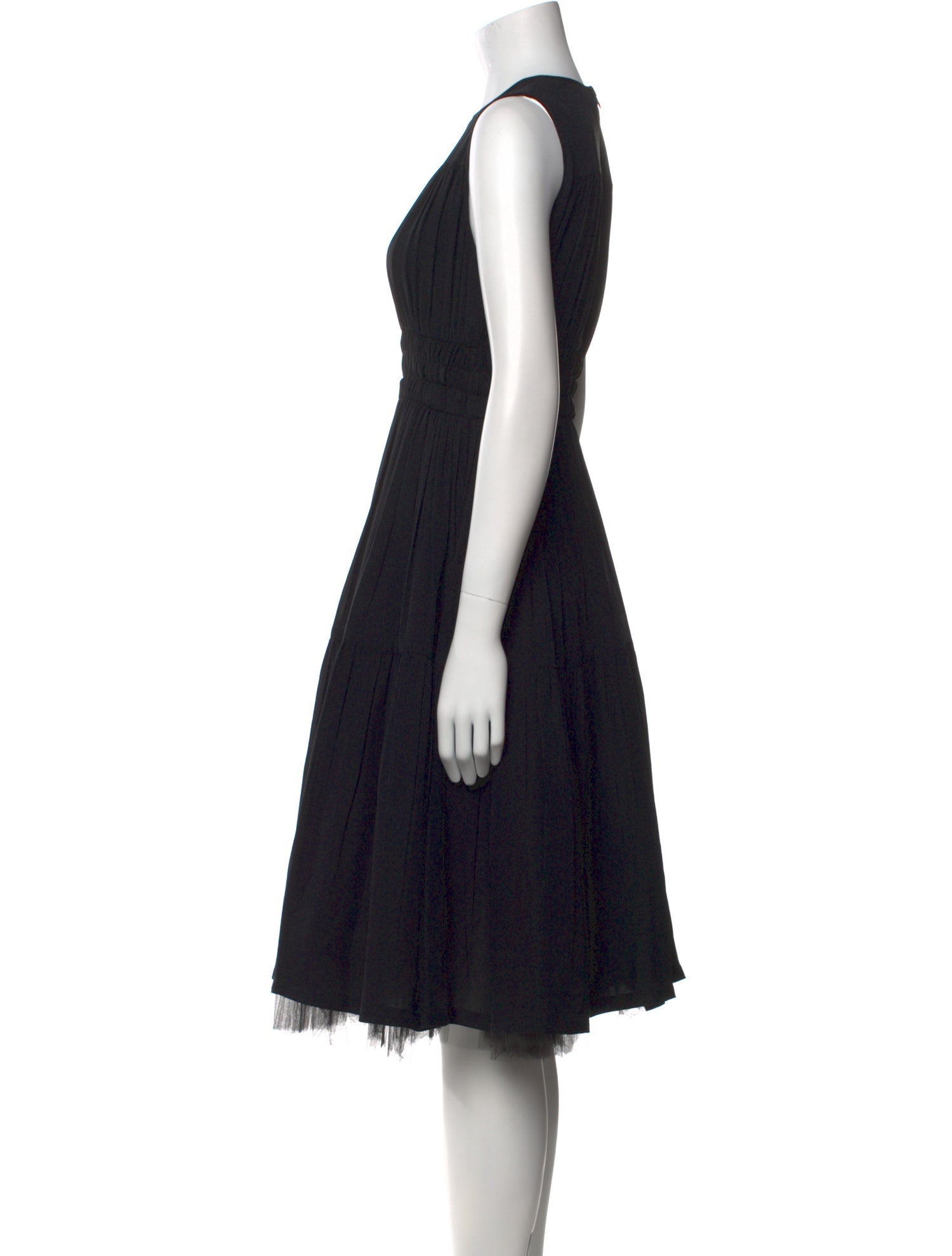 Morgane Le Fay Silk Midi Length Dress