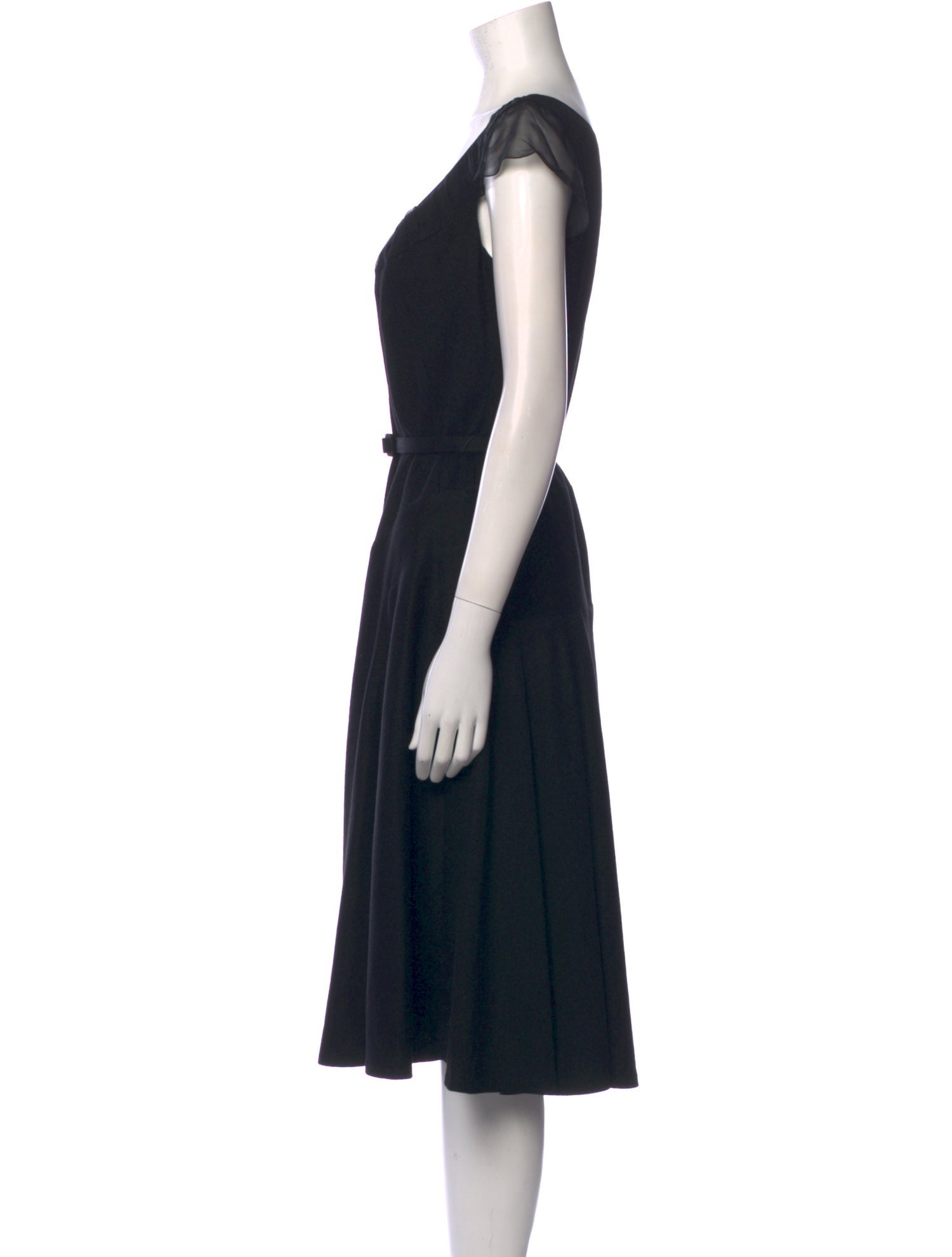 Morgane Le Fay Cashmere Midi Length Dress