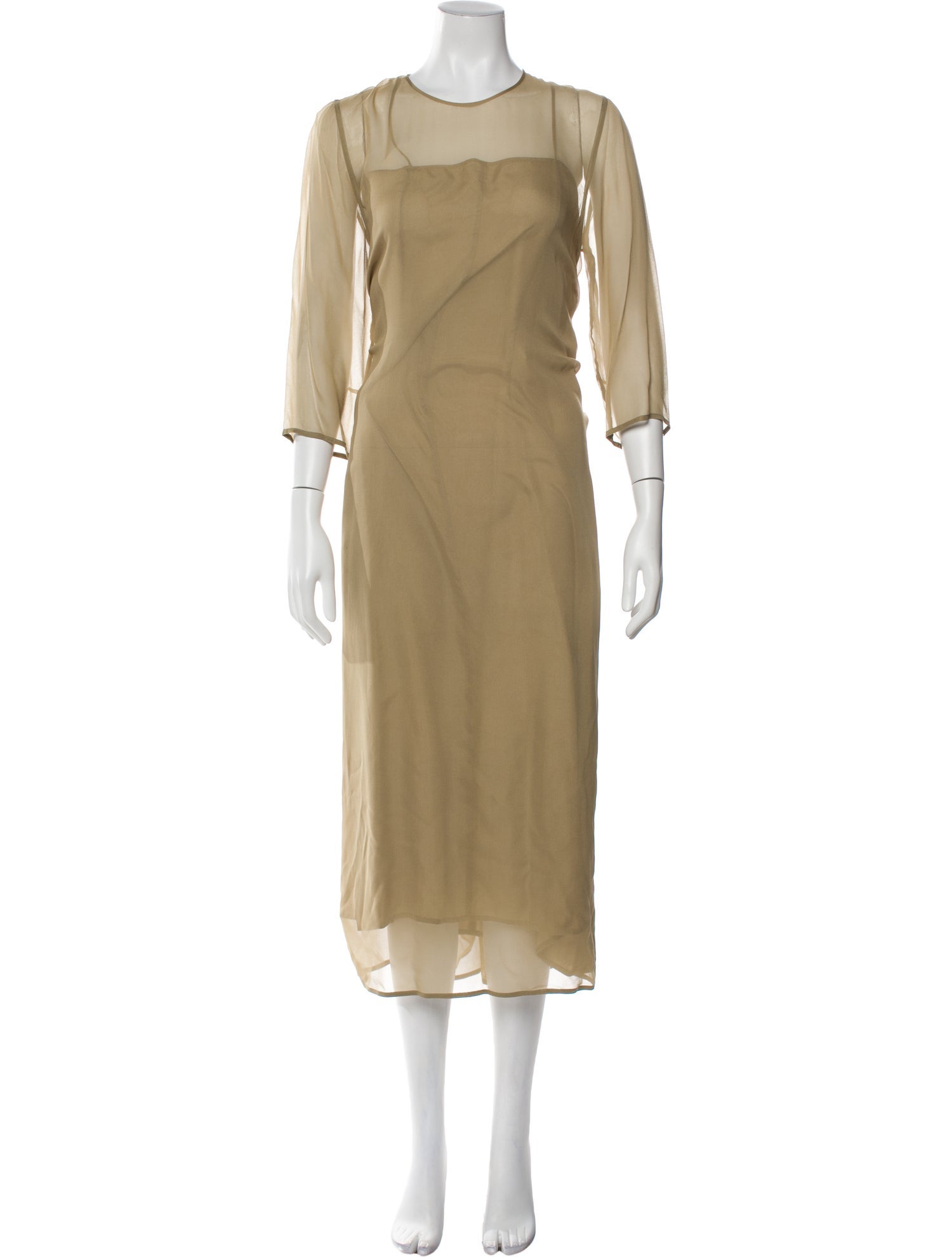 Morgane Le Fay Silk Long Dress