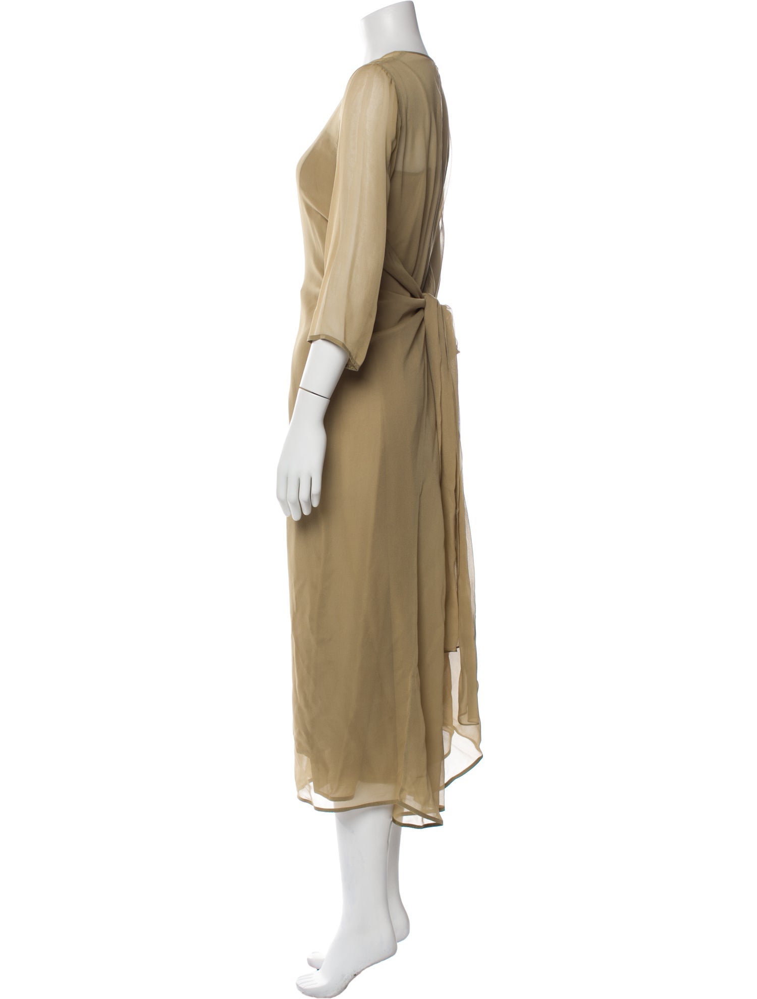 Morgane Le Fay Silk Long Dress