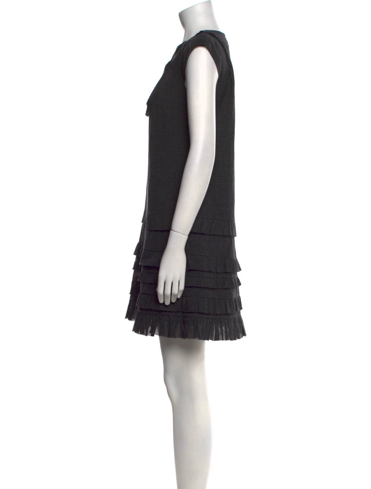 Morgane Le Fay Wool Mini Dress