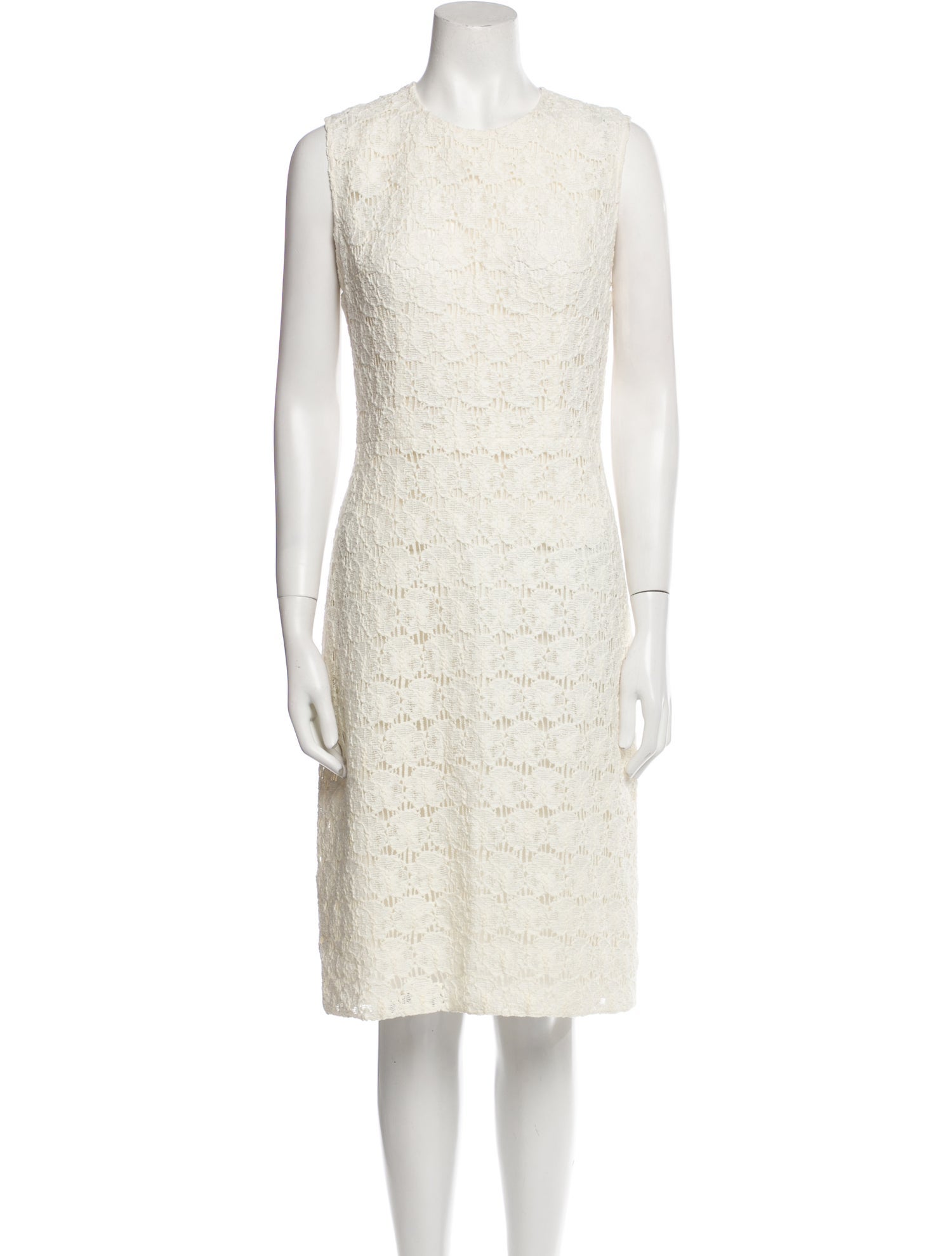 Morgane Le Fay Crew Neck Midi Length Dress