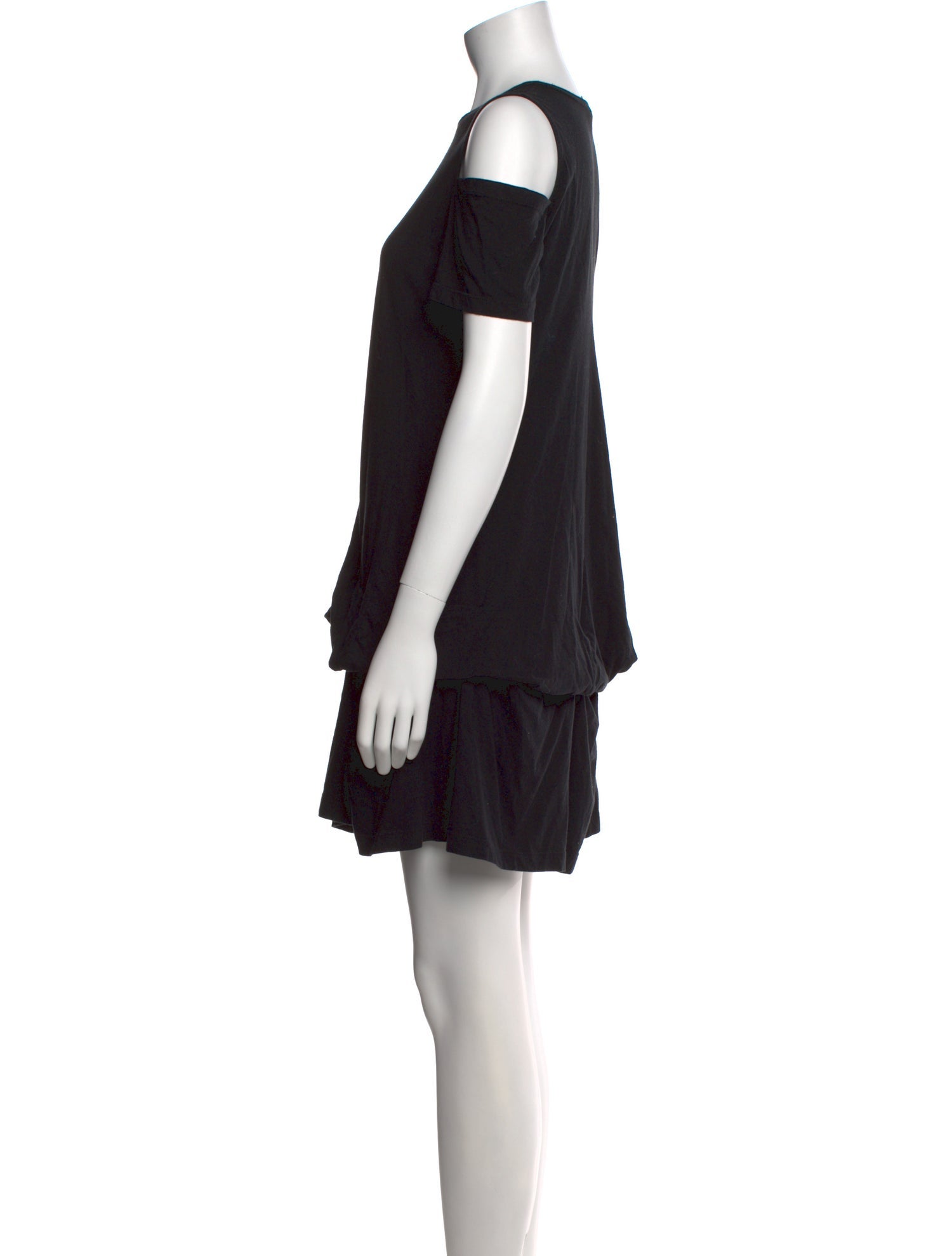 Morgane Le Fay Crew Neck Mini Dress