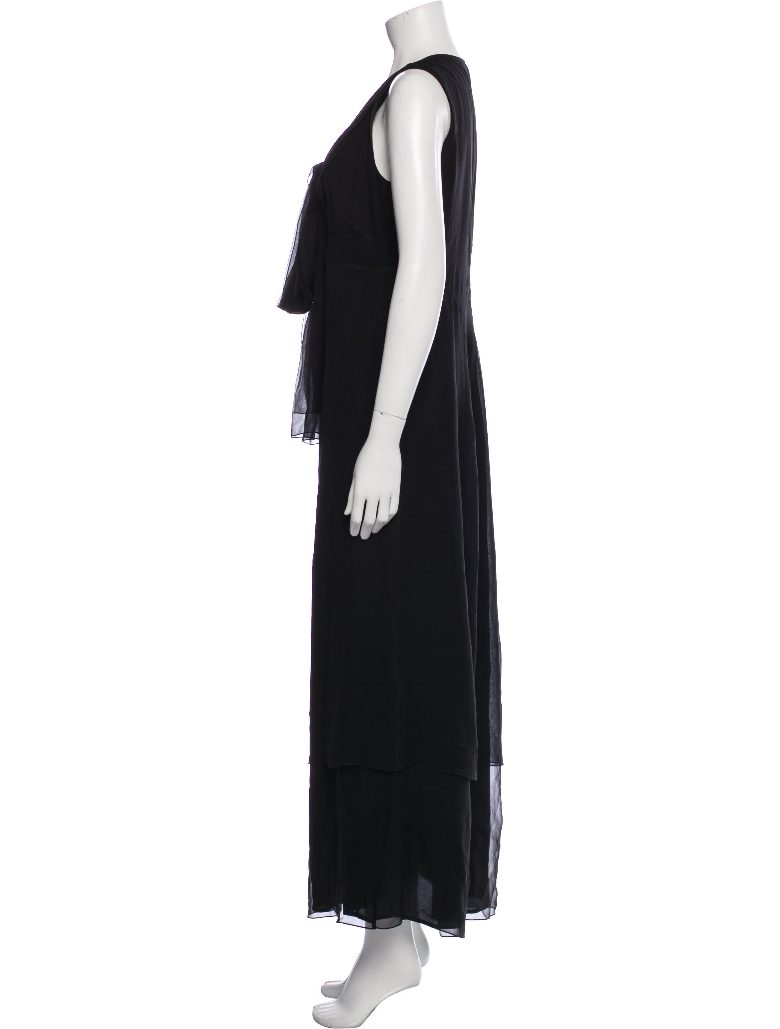 Morgane Le Fay Silk Long Dress