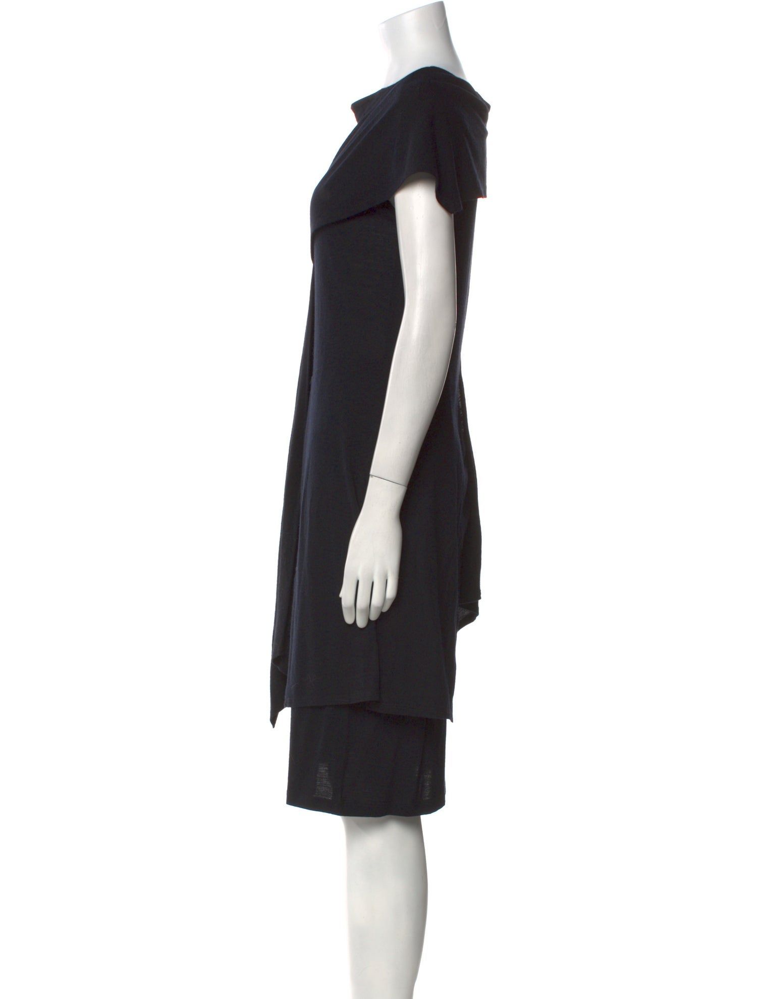 Morgane Le Fay Bateau Neckline Knee-Length Dress