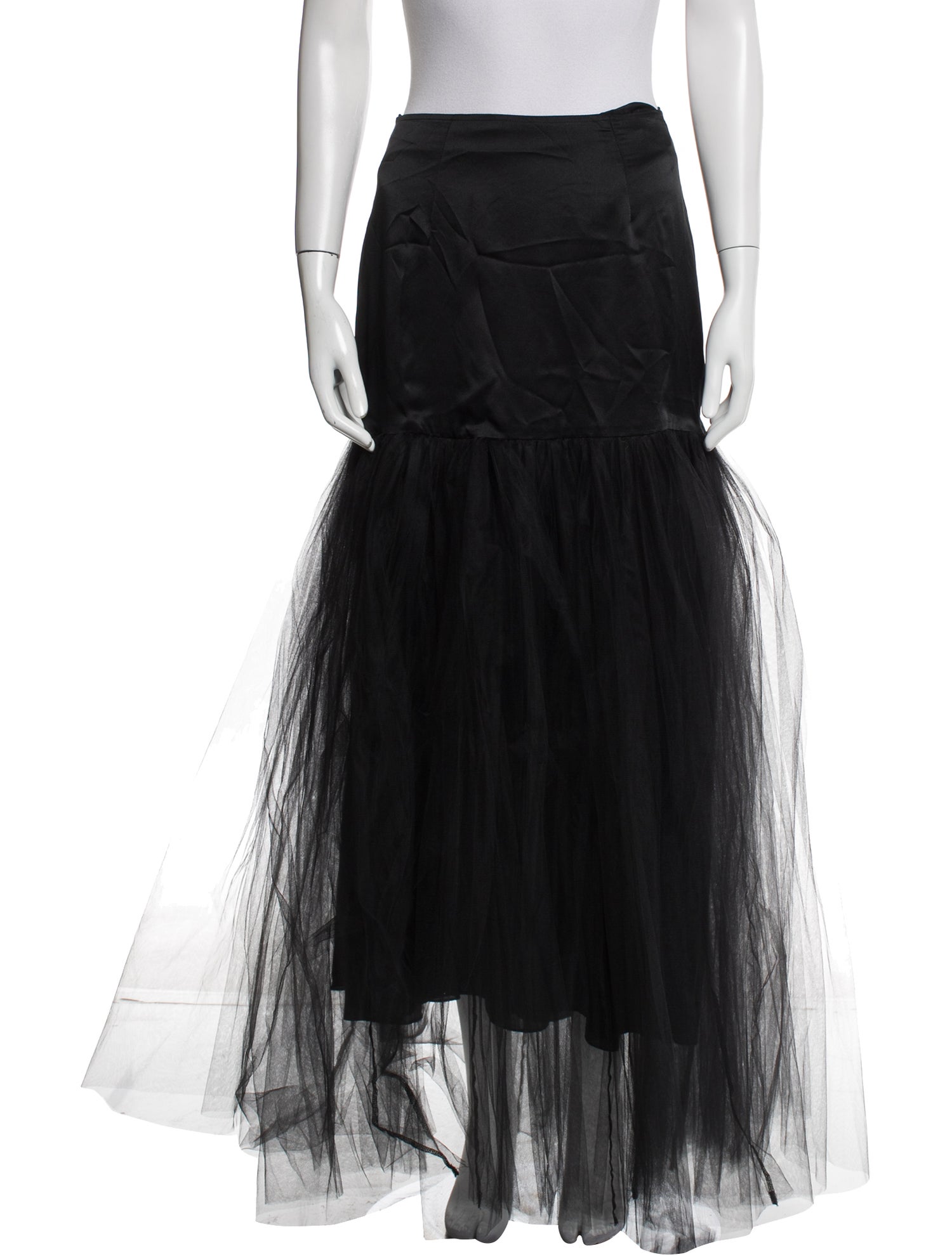 Morgane Le Fay Silk Midi Length Skirt
