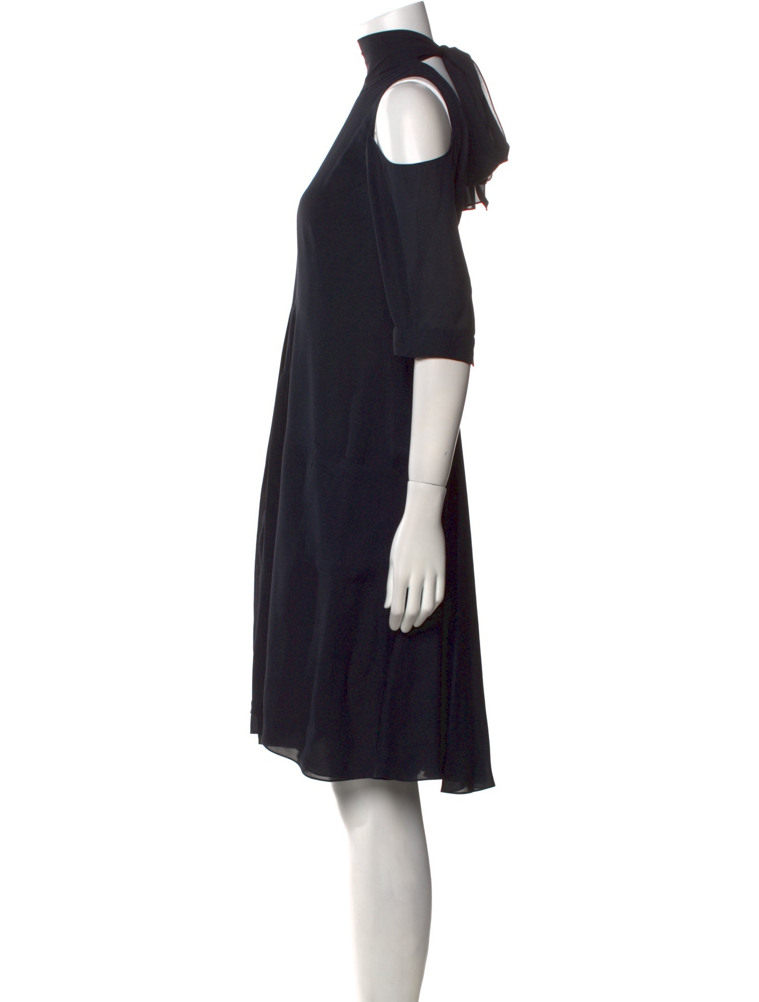 Morgane Le Fay Silk Knee-Length Dress