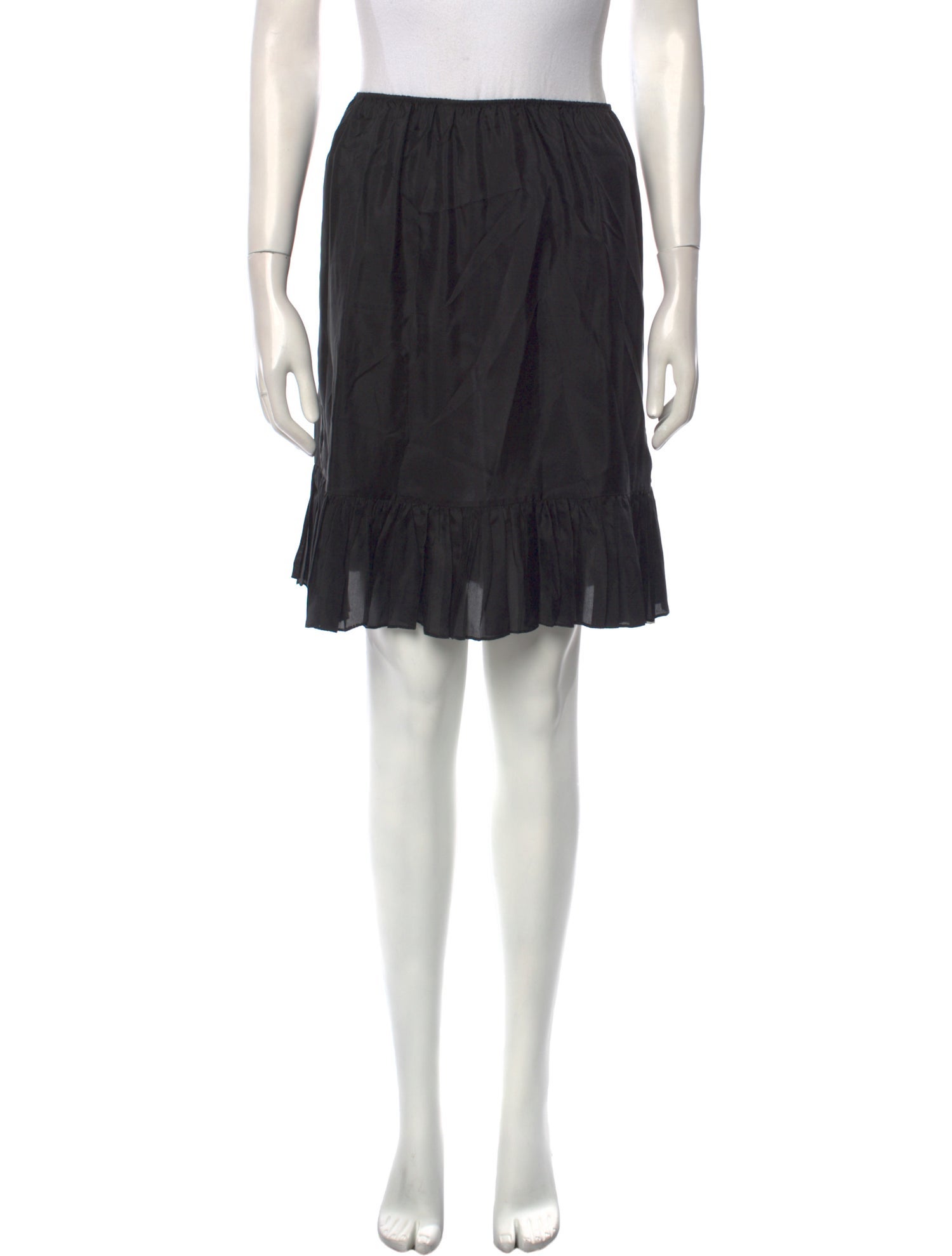 Morgane Le Fay Silk Knee-Length Skirt