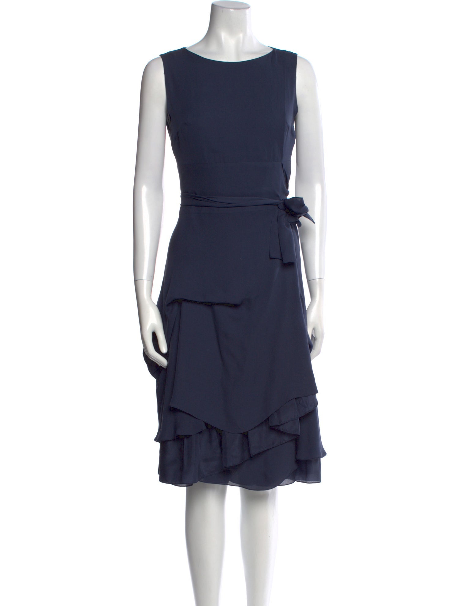 Morgane Le Fay Silk Knee-Length Dress