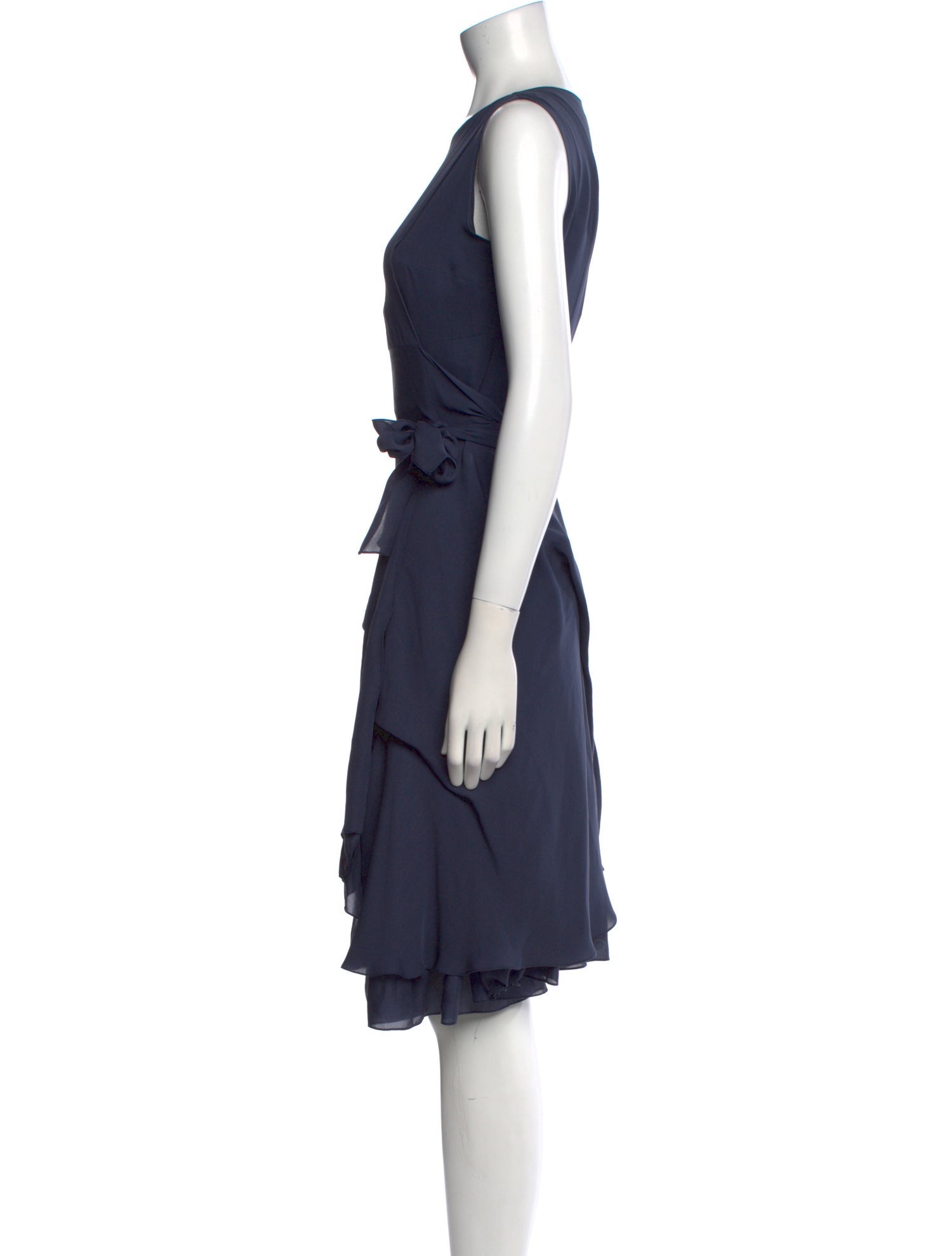 Morgane Le Fay Silk Knee-Length Dress