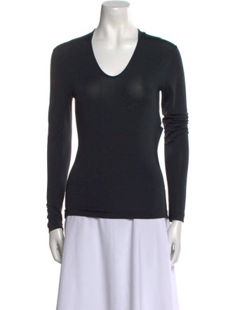 Morgane Le Fay Nylon V-Neck Top