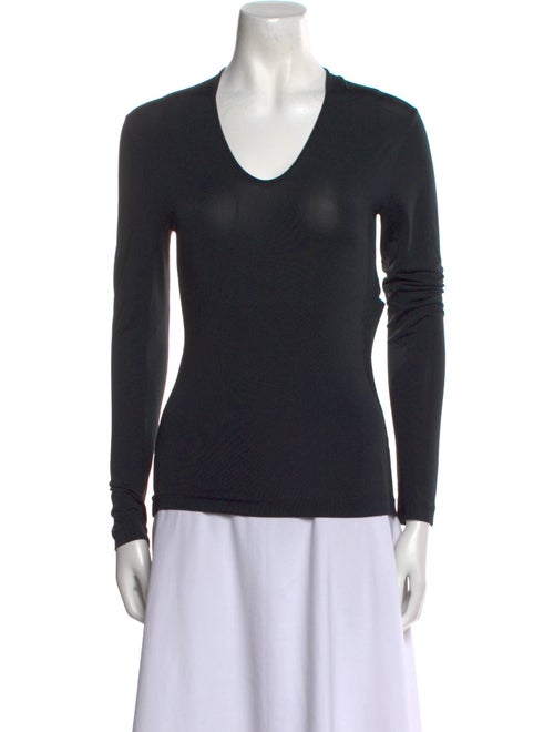 Morgane Le Fay Nylon V-Neck Top