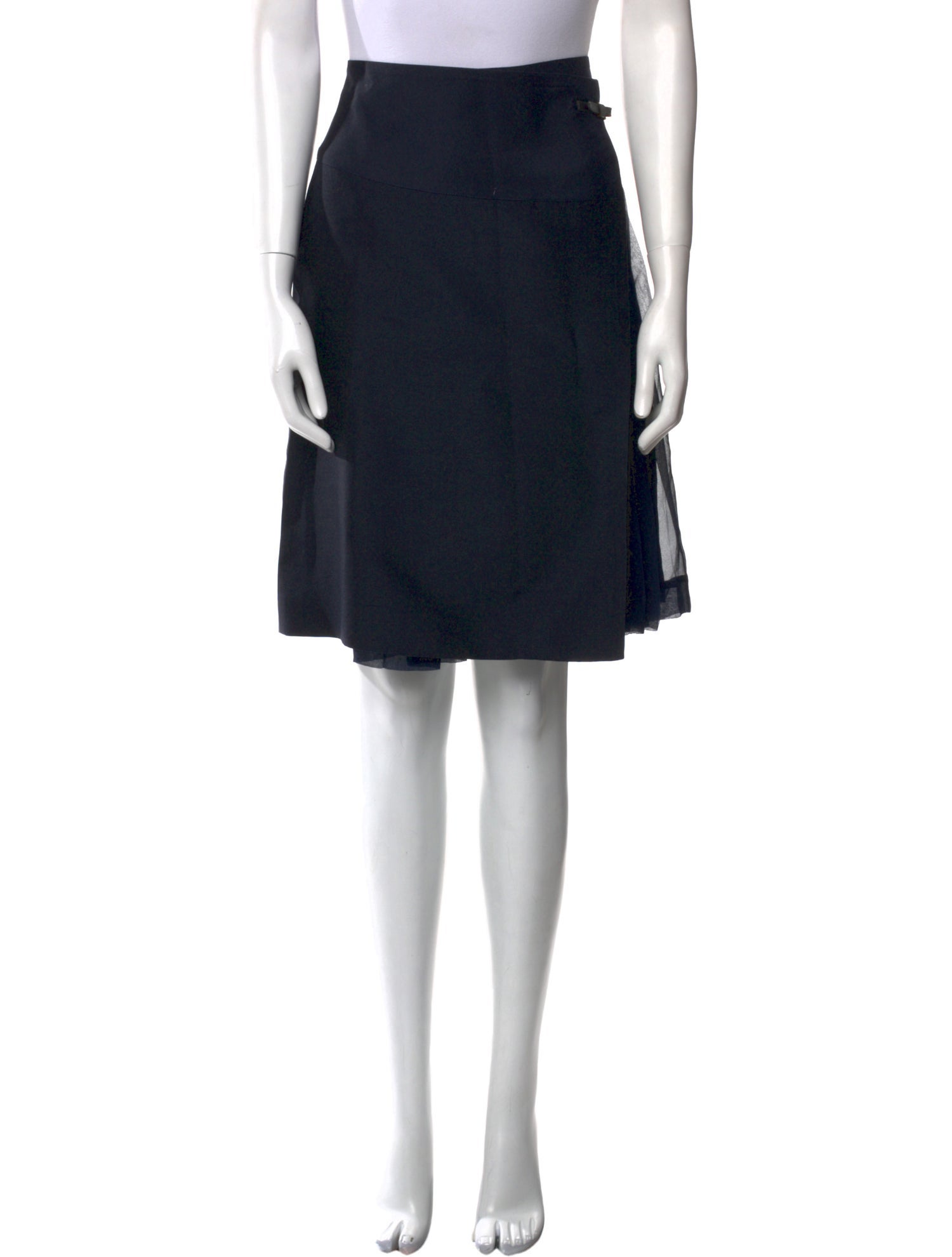 Morgane Le Fay Silk Knee-Length Skirt