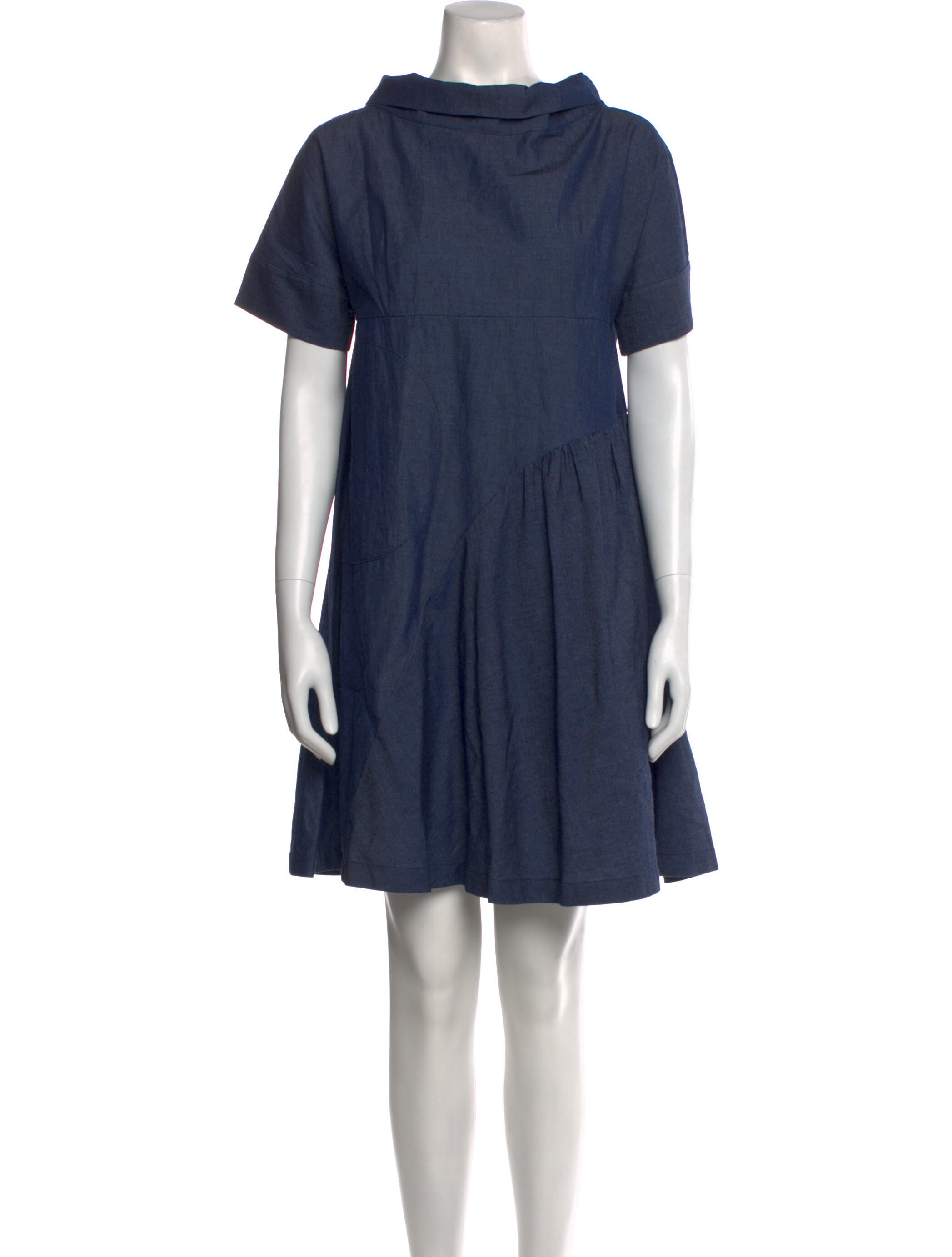 Morgane Le Fay Mock Neck Mini Dress