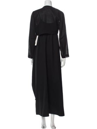 Morgane Le Fay Wool Ruffle Embellishment Dress Set