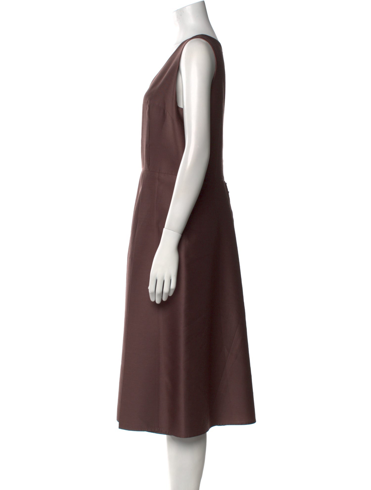 Morgane Le Fay Silk Midi Length Dress