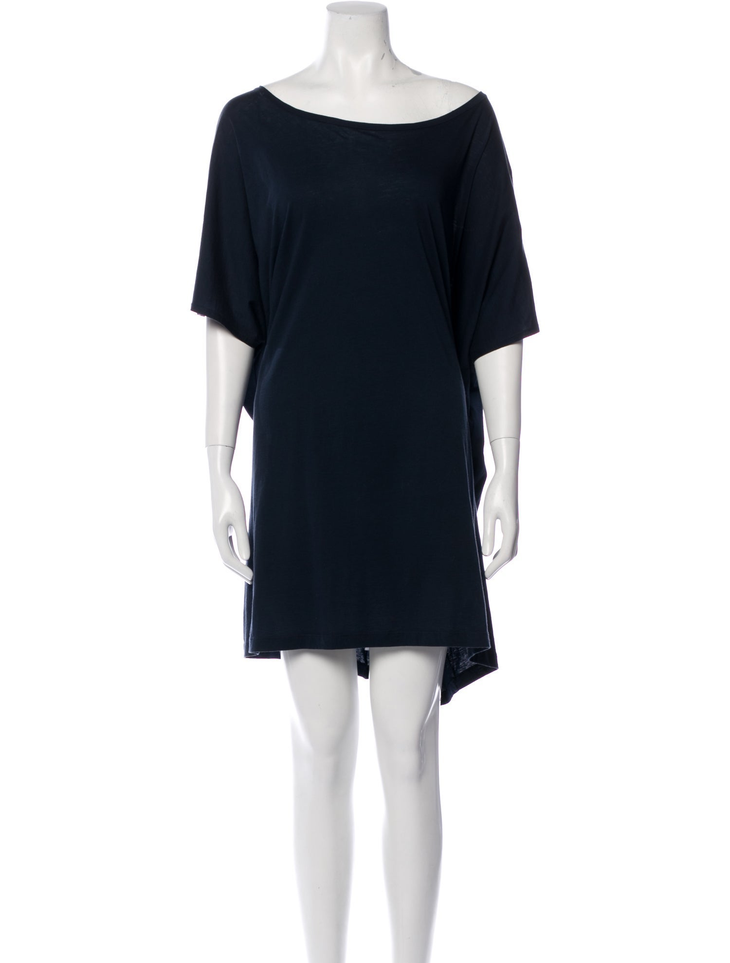 Morgane Le Fay Bateau Neckline Mini Dress
