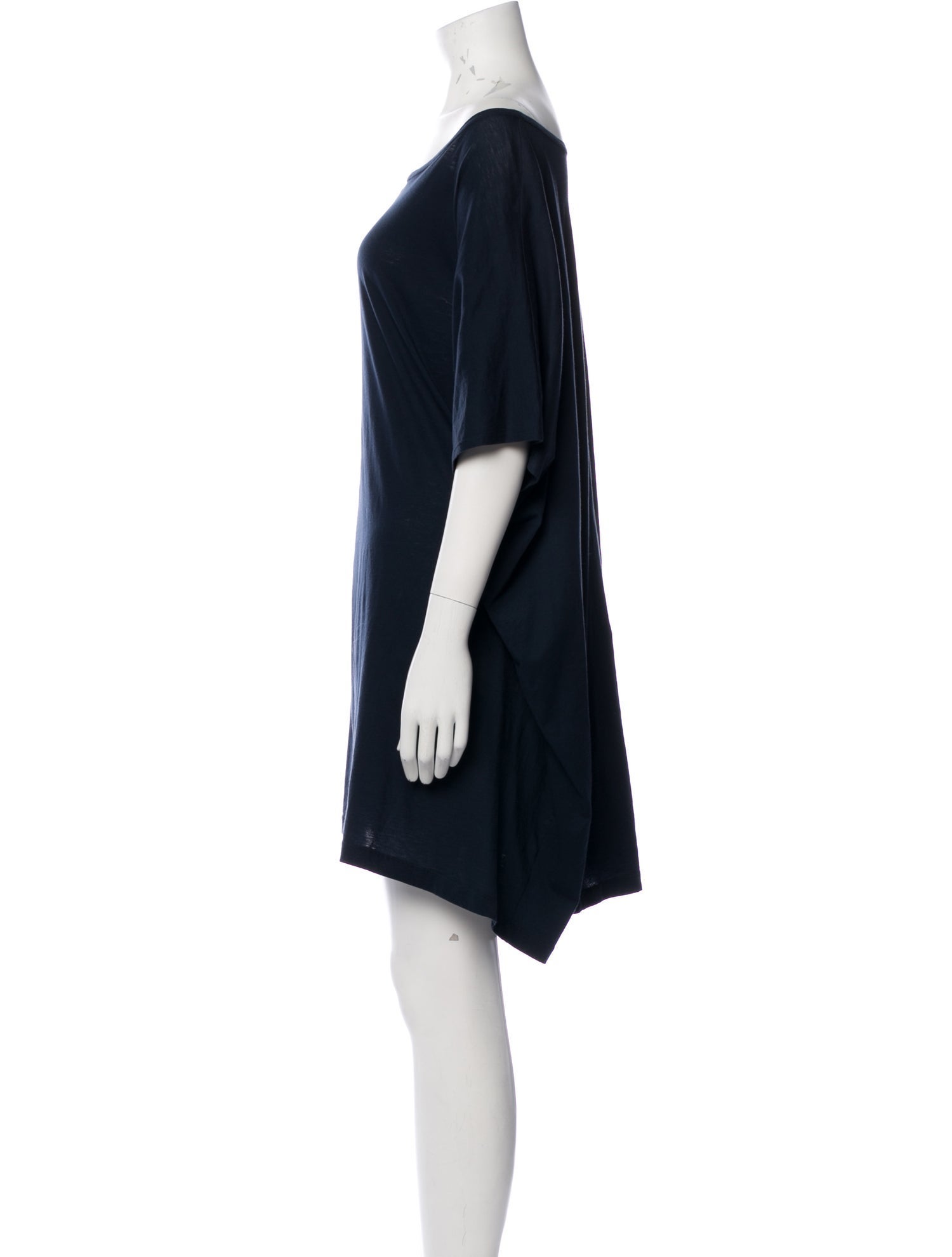 Morgane Le Fay Bateau Neckline Mini Dress