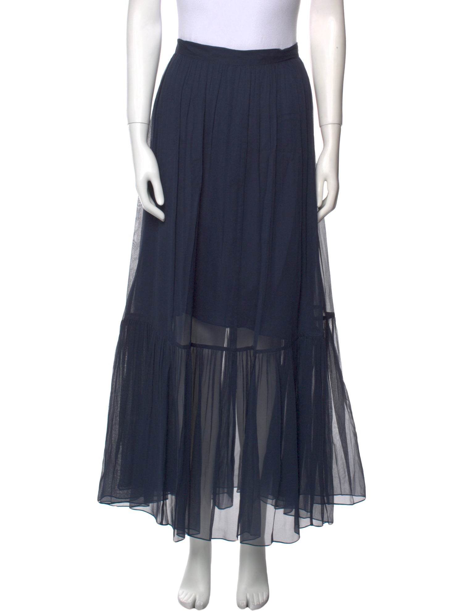 Morgane Le Fay Silk Midi Length Skirt w/ Tags