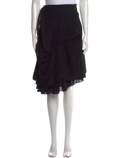 Morgane Le Fay Wool Knee-Length Skirt