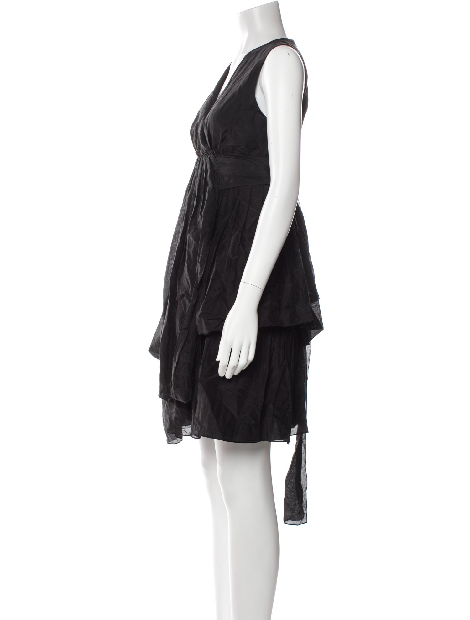 Morgane Le Fay V-Neck Knee-Length Dress