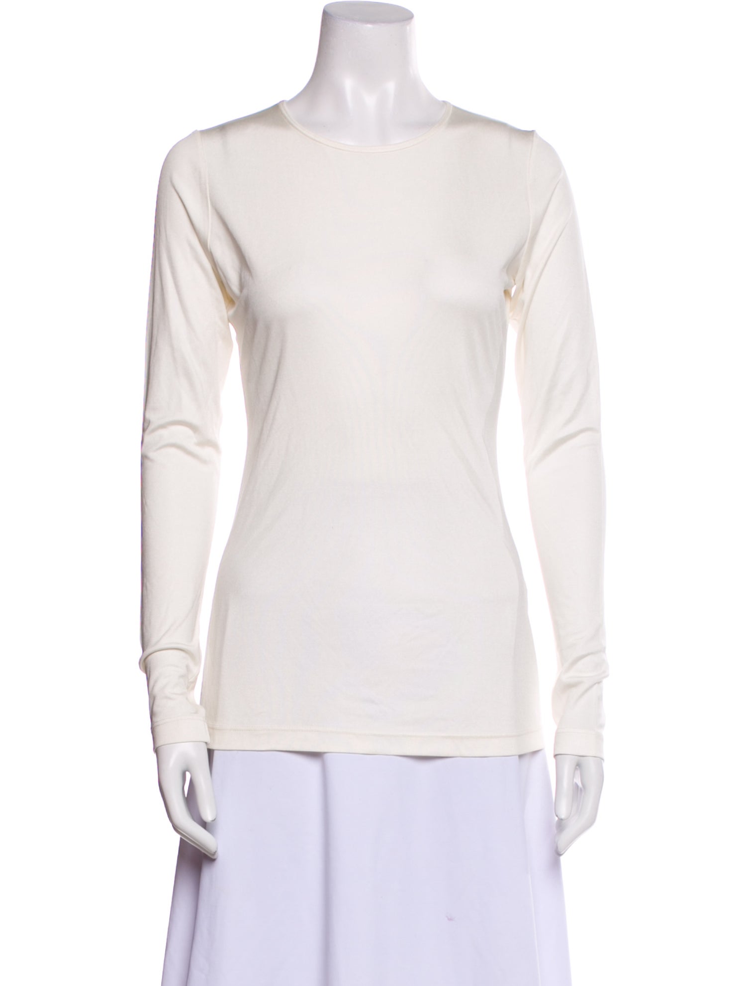 Morgane Le Fay Silk Crew Neck T-Shirt w/ Tags