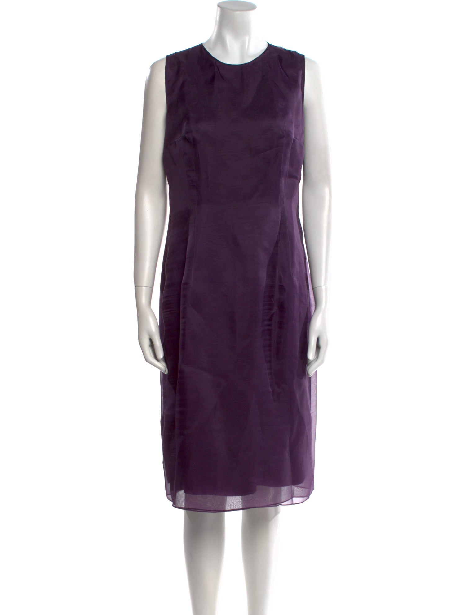 Morgane Le Fay Crew Neck Knee-Length Dress