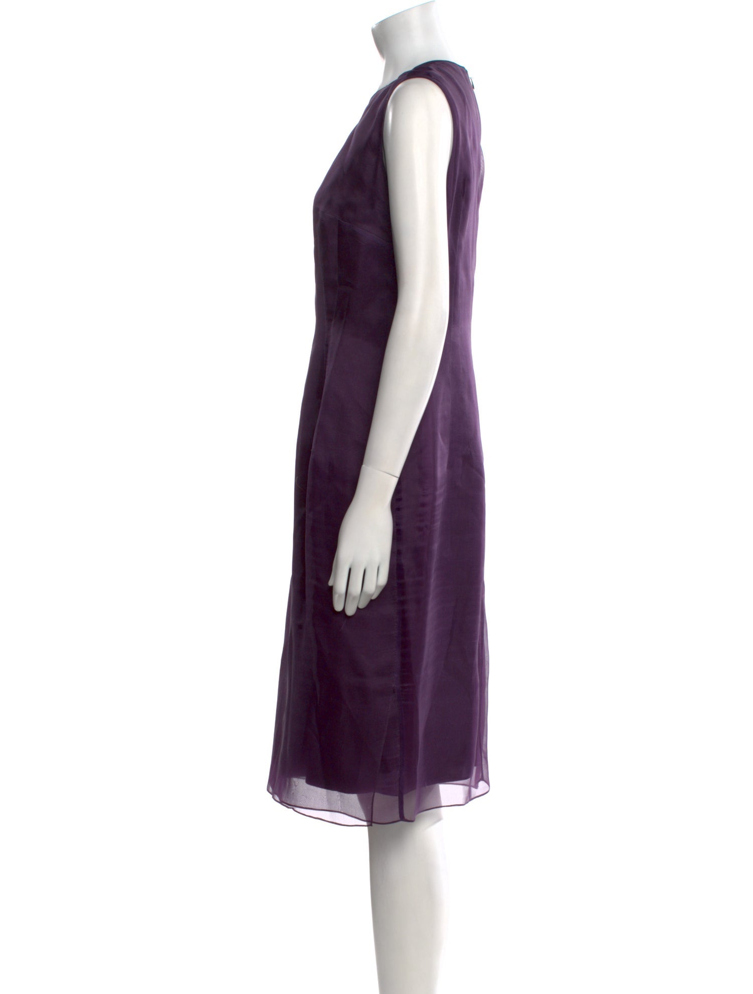 Morgane Le Fay Crew Neck Knee-Length Dress