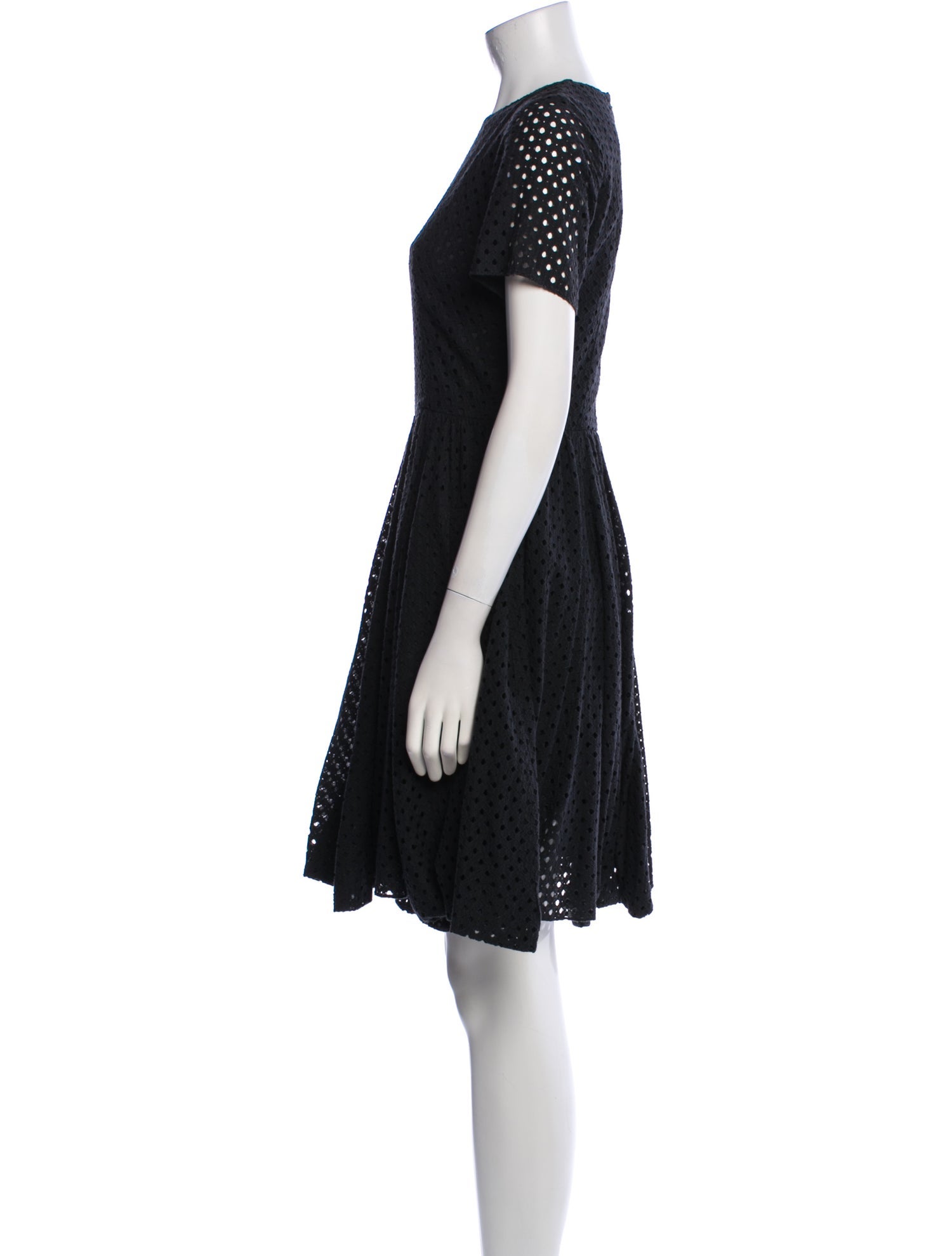 Morgane Le Fay Crew Neck Knee-Length Dress