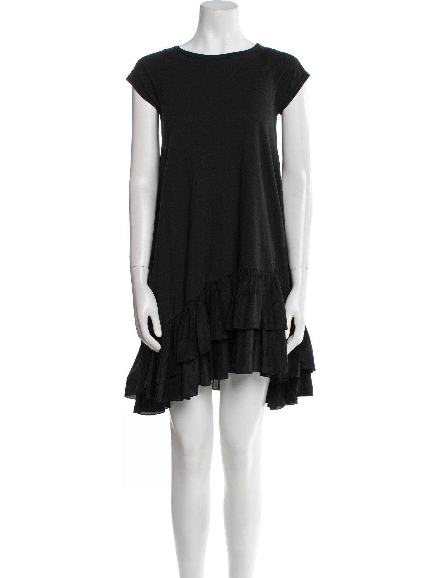 Morgane Le Fay Bateau Neckline Mini Dress